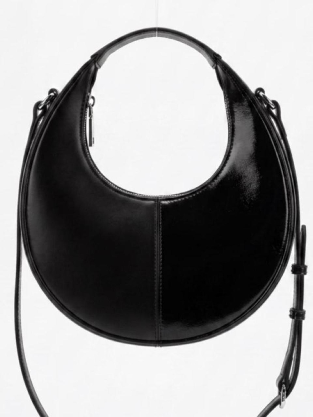 STAUD Black Crescent Shoulder Bag - Picture 1 of 3